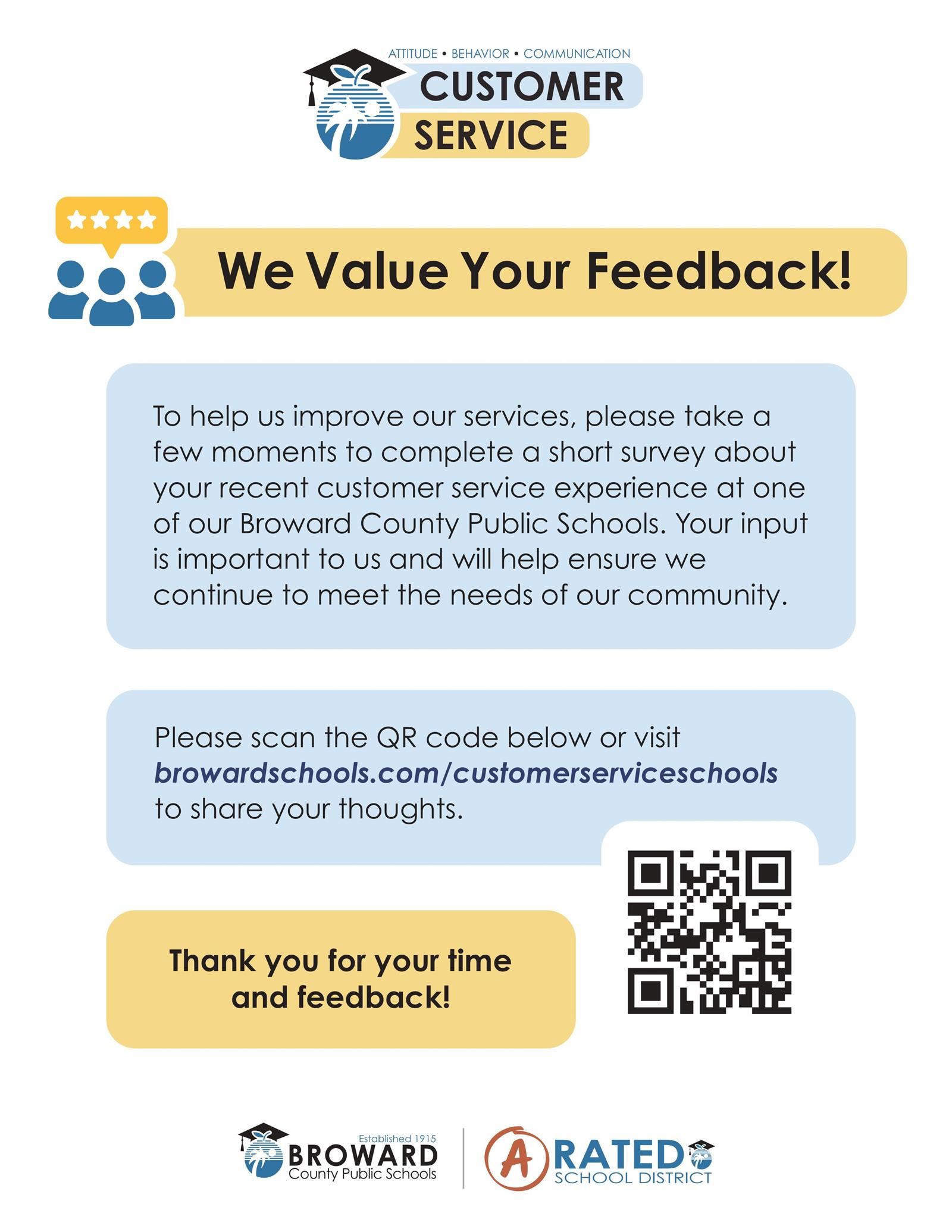 Customer Service Feedback Flyer